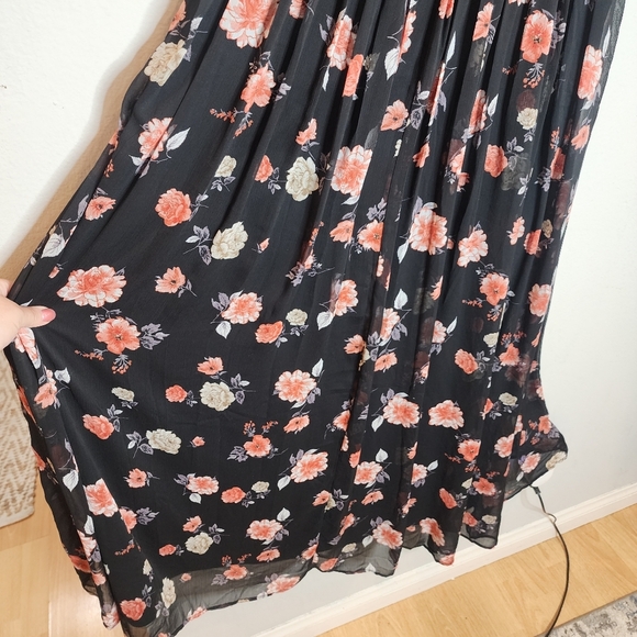 Torrid Pink and Black Sleeveless Maxi Sundress - Picture 16 of 16